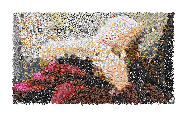 Illustration for article titled This tool turns any image into an emoji mosaic
